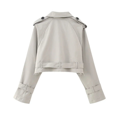DOLCI - CROPPED TRENCHCOAT