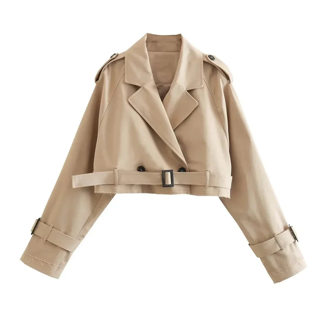 DOLCI - CROPPED TRENCHCOAT