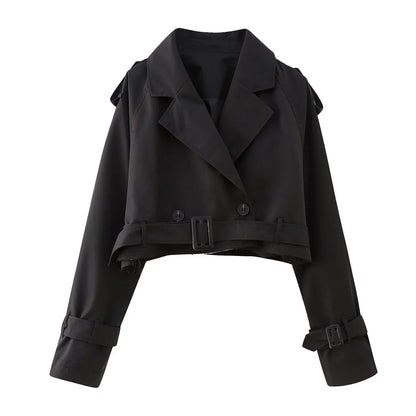DOLCI - CROPPED TRENCHCOAT