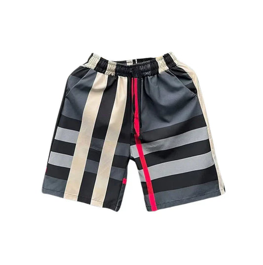 CHEQUERED - SHORTS NAVY