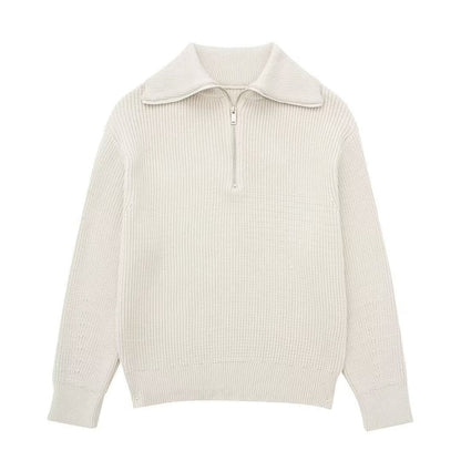 DOLCI - KNITTED HALF ZIPPER