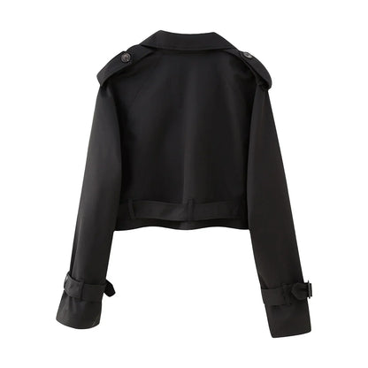 DOLCI - CROPPED TRENCHCOAT