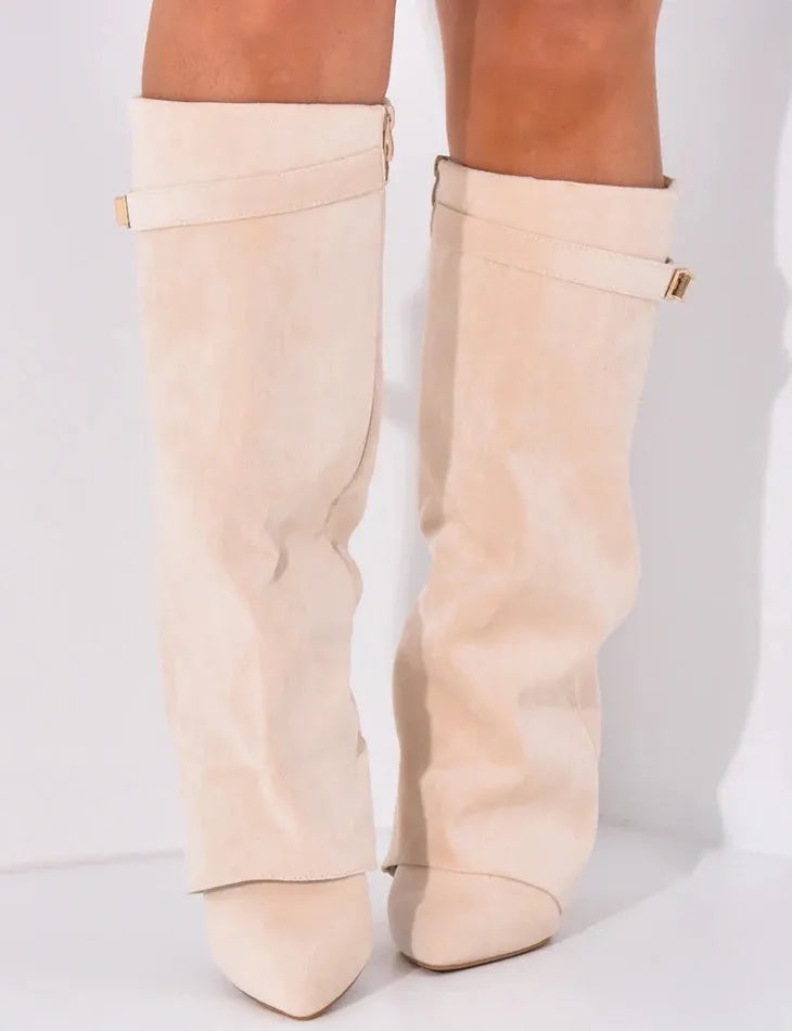 LOIRE SUEDE STIEFEL - BEIGE