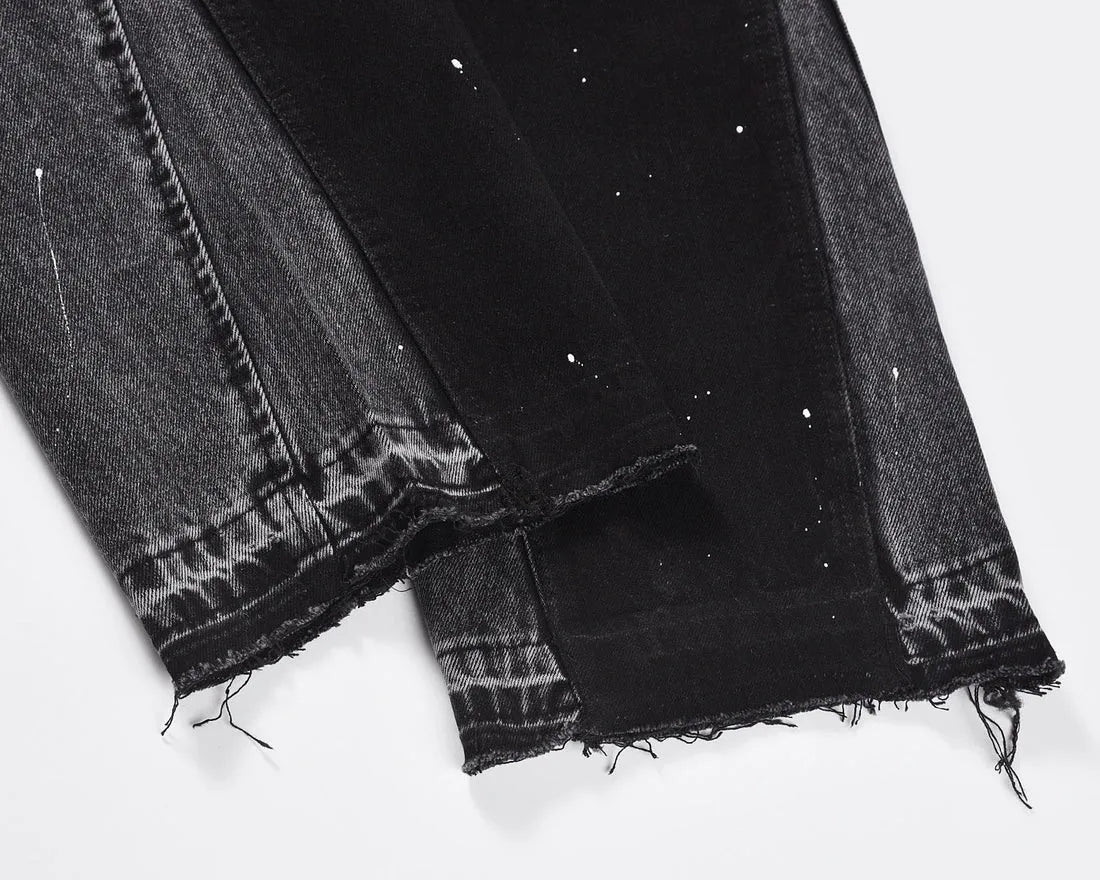 NERO - FLARED CARPENTER JEANS